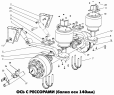 Ось с рессорами (балка оси 140мм) 