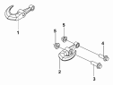 Передний буксирный крюк 2806A-F5500