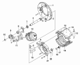 Тормозной механизм средний левый 3503A-K0800