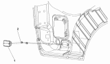 Лампа освещения подножки 3714D-C0100