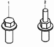 Установка подъемного кронштейна двигателя/Engine Lifting Lug Installation Subassembly LA9128