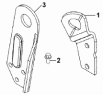 Подъемный кронштейн двигателя/Engine Lifting Lug Subassembly LAL001