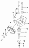 Задняя подвеска двигателя/Engine Rear Suspension Subassembly - Engine 1001C-T1400