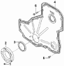 Крышка картера шестерен/Gear Housing Cover Subassembly GG9806