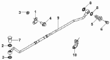 Соединительные патрубки топливного фильтра/Fuel Filter Connecting Pipeline Subassembly FF9689