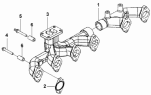 Установка турбокомпрессора/Supercharger Positioning Subassembly TB91272