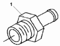 Газоотводящий штуцер двигателя/Engine Exhaust Pipe Subassembly RP9042