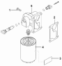 Установка водяного фильтра/Water Filter Position Subassembly WF9098