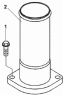 Соединительный патрубок выпуска воды/Water Outlet Connecting Pipe Subassembly WO9052