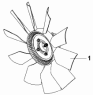 Вентилятор/Fan Subassembly 1308A1-ZB7C