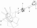 Установка вентилятора/Fan Fastener 1308B1-ZB7C