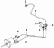 Трубопроводы сцепления/Clutch System Pipeline Subassembly - To Transmission 1606G-T2200