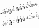Вспомогательный вал/Left/Right Counter Shaft Assembly 1700020-T1702-03
