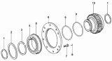Ведущая шестерня дополнительной коробки передач/Auxiliary Gearbox Driving Gear Assembly 1700020-T1702-09