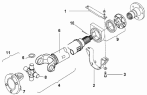 Промежуточный карданный вал и опора/Middle Driving Shaft & Support Assembly 2202010-T2201