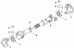 Карданный вал/Driving Shaft & Spline Shaft Fork Assembly 2201110-T1101