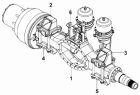 Задний мост/Rear Axle Case Subassembly 2401A-T1102