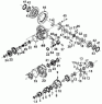 Средний мост/Middle Axle Main Reducer 2502A-T1700