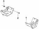 Задняя подвеска двигателя/Engine Rear Suspension Subassembly -Vehicle Frame 1001E-T1400