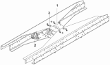 Поперечина/Cross Beam Subassembly - Equilibrium Suspension 2801P-T1400