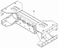 Поперечина/Cross Beam Subassembly - Second Cross Beam 2831A-T1400