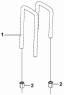 Стремянка рессоры/U-Bolt Subassembly 2901B3-ZB3