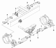 Реактивные тяги/Rear Thrust Rod Subassembly 2931B-T1400