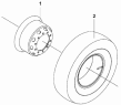 Колесо/Wheel Assembly 3101A-T2200