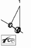 Гайка заднего колеса/Rear Wheel Nut Subassembly 3104B4-ZB3