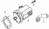 Установка гидронасоса рулевого управления/Hydraulic Steering Pump Subassembly HD9213