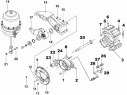 Тормоз среднего моста правый/Middle Right Brake Subassembly 3503B-T2204