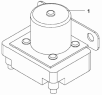 Реле подогревателя/Intake Preheating Relay Subassembly 3735C-T2201