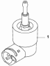 Датчик засоренности воздушного фильтра/Air Filter Clog Sensor Subassembly 3833A-ZB7C0