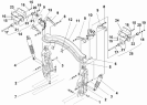 Задняя подвеска кабины/Cab Rear Suspension Subassembly -T1 Flat-roof Semi-floating 5001B-C0100