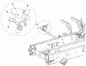 Установка цилиндра подъема кабины/Tilt Oil Cylinder Installation Subassembly - Cab 5003B-C0100
