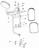 Внешнее боковое зеркало заднего вида пассажира/Passenger Side Exterior Rearview Mirror Installation Subassembly - Cab 8201D-C0100