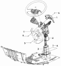 Облицовка рулевой колонки/Steering Column Decoration Subassembly 5104B-C0100