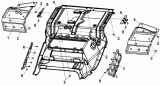 Шумоизоляция/Floor Lower Insulating Mattress Subassembly 5110B-C0100