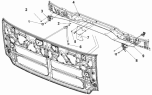 Конструкция передней панели/Front Wall Face Shield Subassembly 5301E-C0100