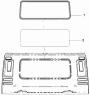 Заднее окно/Rear Window Subassembly 5603A-C0100
