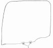Стекло левой двери/Left Door Window Subassembly 6103A-C0100