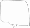 Стекло правой двери/Right Door Window Subassembly 6103B-C0100