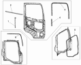 Уплотнители правой двери/Right Door Sealing Strip Subassembly 6107B-C0100