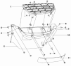 Левая подножка кабины/Left Footrest Subassembly - Cab 8405A-C0102