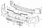 Передний бампер/Front Bumper Subassembly 8406A-C0101