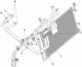 Входной и выходной патрубок отопителя/Warm Air Blower Water Inlet / Outlet Pipe Subassembly 8101C-C0104