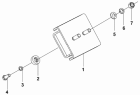 Передняя подвеска двигателя 1001B-T0500