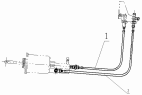 Стальные трубопроводы пневмогидроусилителя сцепления 1606D-T2200