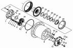 Колесный редуктор заднего моста DH7131-4