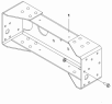 Задняя поперечина 2801Q-T2200